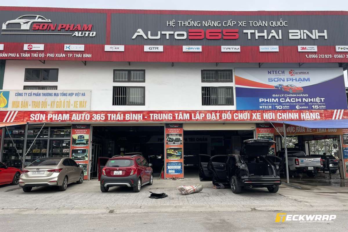 Sơn Phạm Auto hay còn gọi là Auto365 Thái Bình là đại lý TeckWrap chính hãng tại Thái Bình