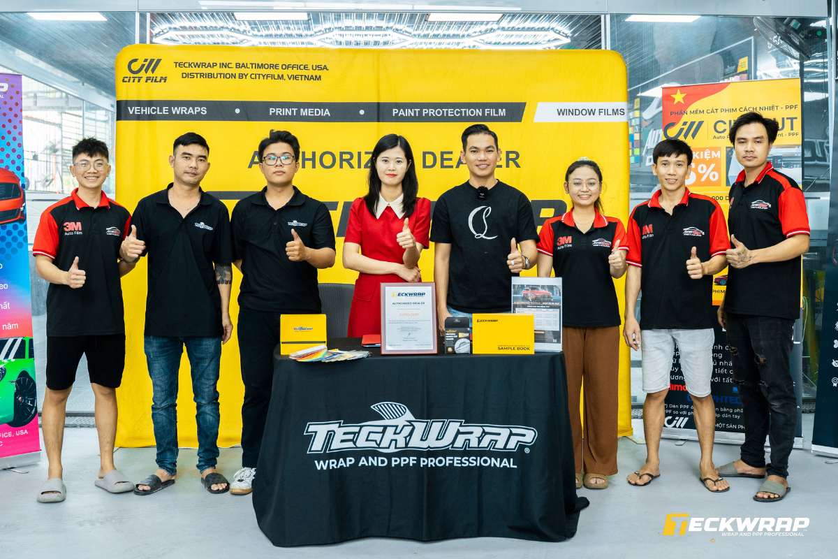 Lễ ký kết hợp tác với đại lý TeckWrap tại miền Tây