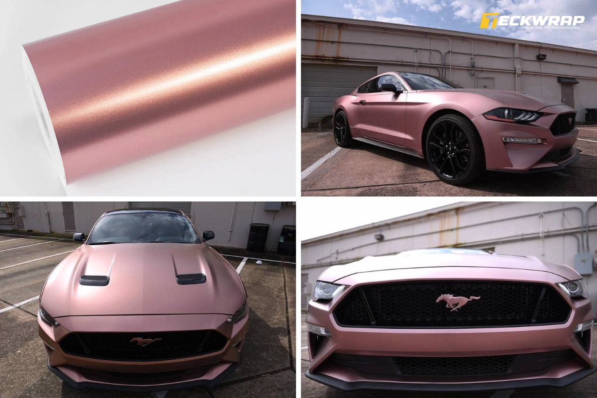 Wrap đổi màu ô tô màu hồng quý phái Antique Rose (VCH421-S)