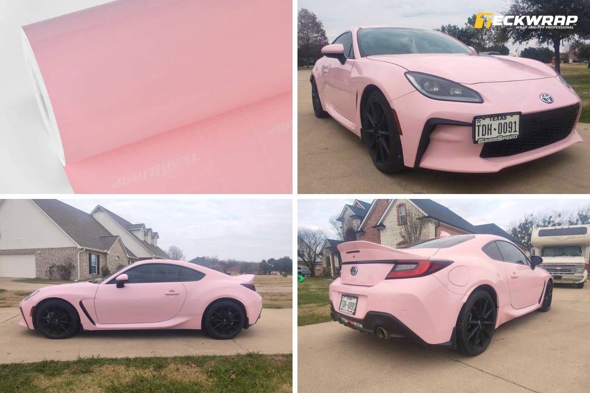 Wrap đổi màu ô tô tông hồng Millennial Pink (CG19-HD) hiện đại