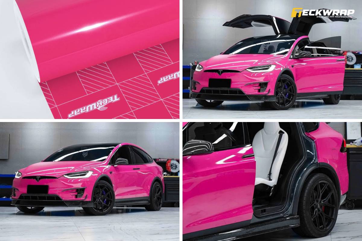 Dán đổi màu với decal ô tô màu hồng Sorbet Pink (CG59-HD) năng động, trẻ trung