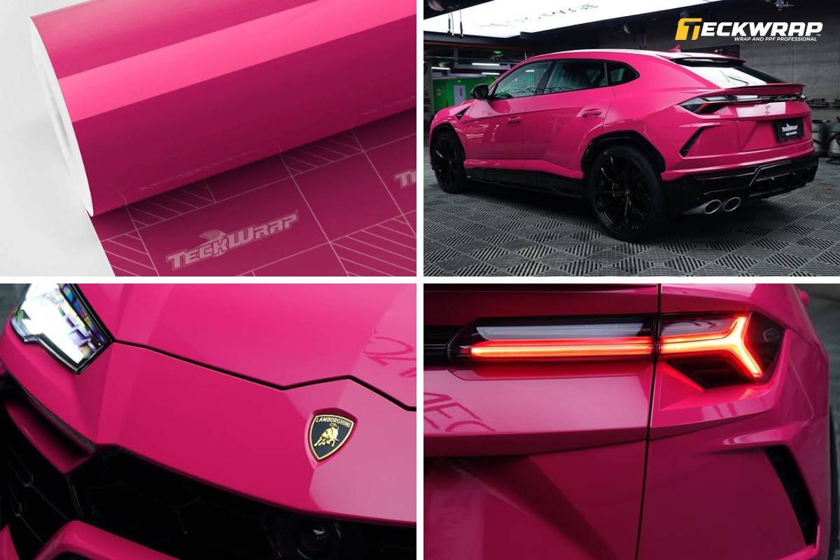 Wrap đổi màu ô tô hồng đậm Berry Red (CG49-HD)