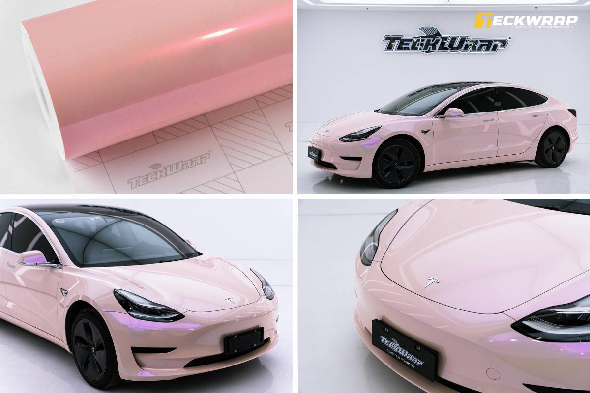 Dán đổi màu hồng nhạt Maize Pink (DS06-HD) ánh tím