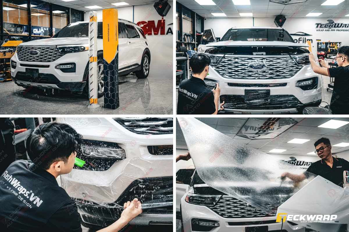 Thi công dán PPF TeckWrap tại TP HCM ở Auto365 Quận 9