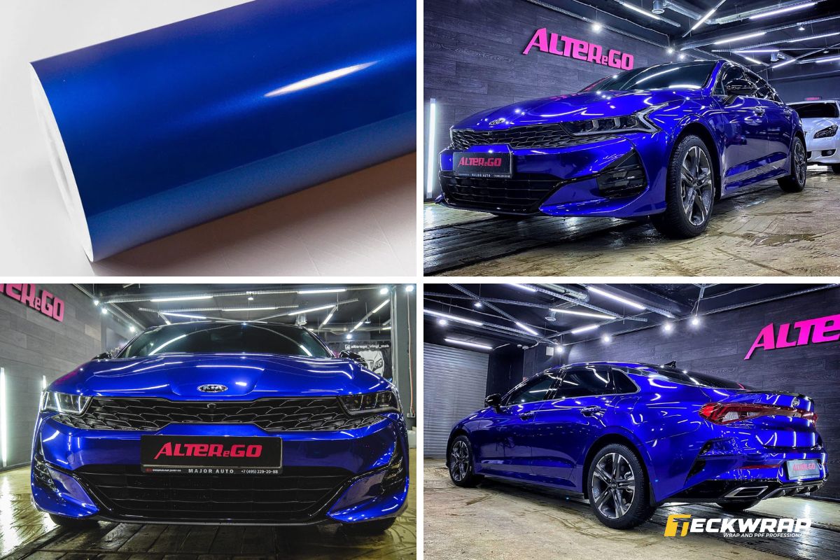 Wrap đổi màu ô tô decal TeckWrap Royal Blue (GAL19-HD)