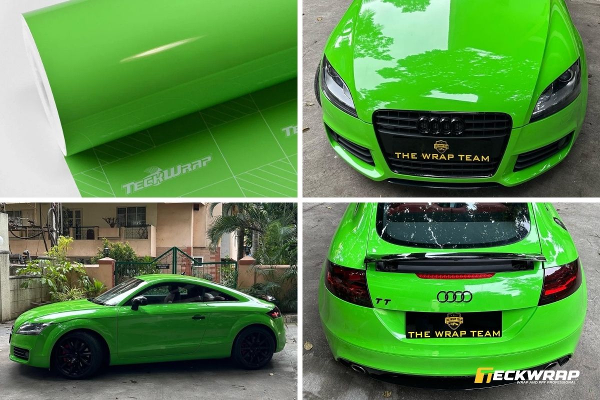 Đổi màu ô tô hợp mệnh Mộc với mã La Palma Green (CG35-HD)