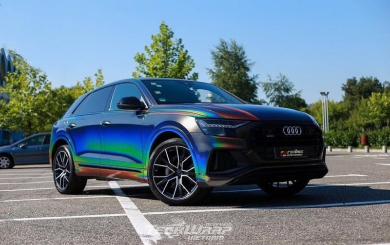 TeckWrap Vietnam RD11G 2 Audi dán decal đổi màu chuyển sắc TeckWrap RD11G Rainbow Vorte