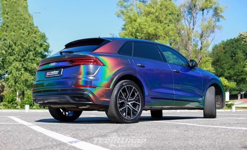 TeckWrap Vietnam RD11G 9 Audi dán decal đổi màu chuyển sắc TeckWrap RD11G Rainbow Vorte