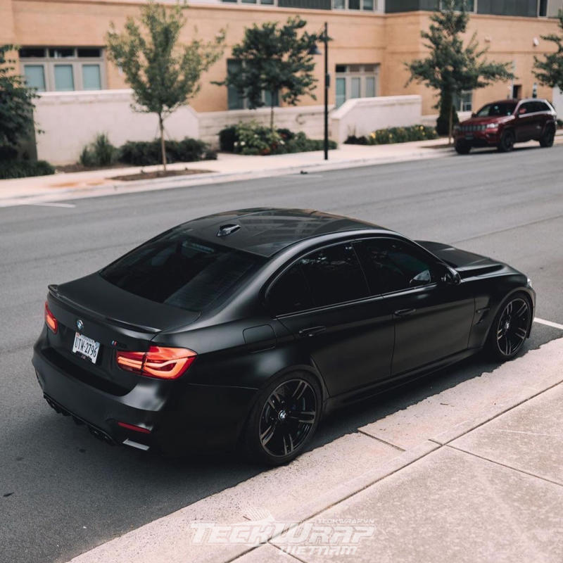 TeckWrapUSA MT01 Den Mo4 Vẻ đẹp bóng đêm TeckWrap MT01 màu đen mờ