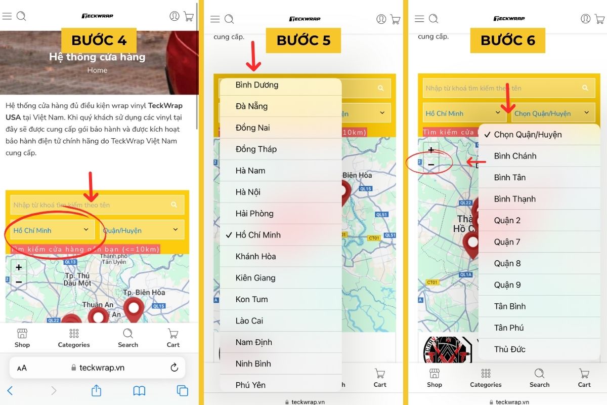 Cách tìm đại lý TeckWrap chính hãng gần nhất với 6 bước đơn giản, nhanh chóng